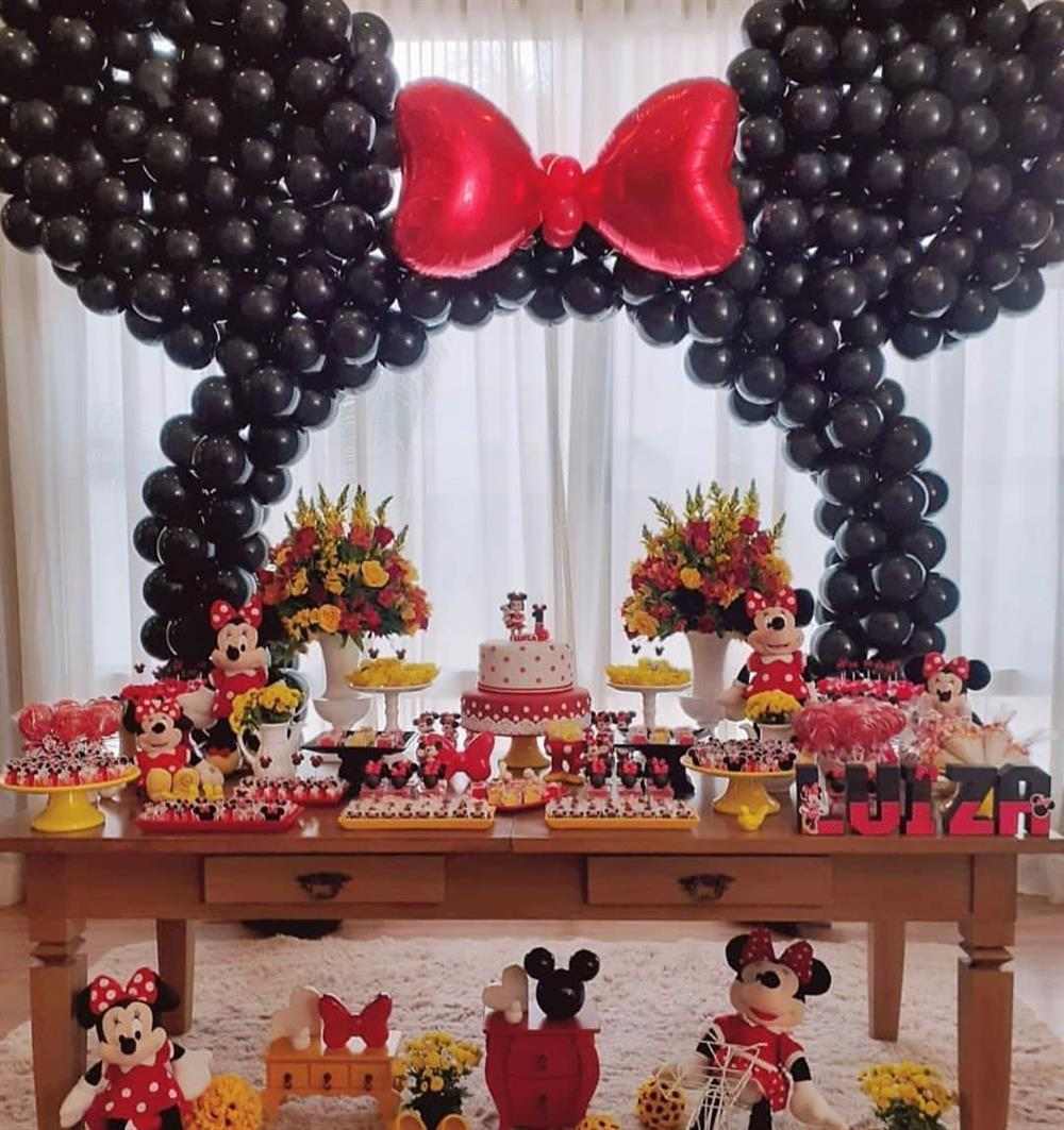 Festa arco orelha minnie