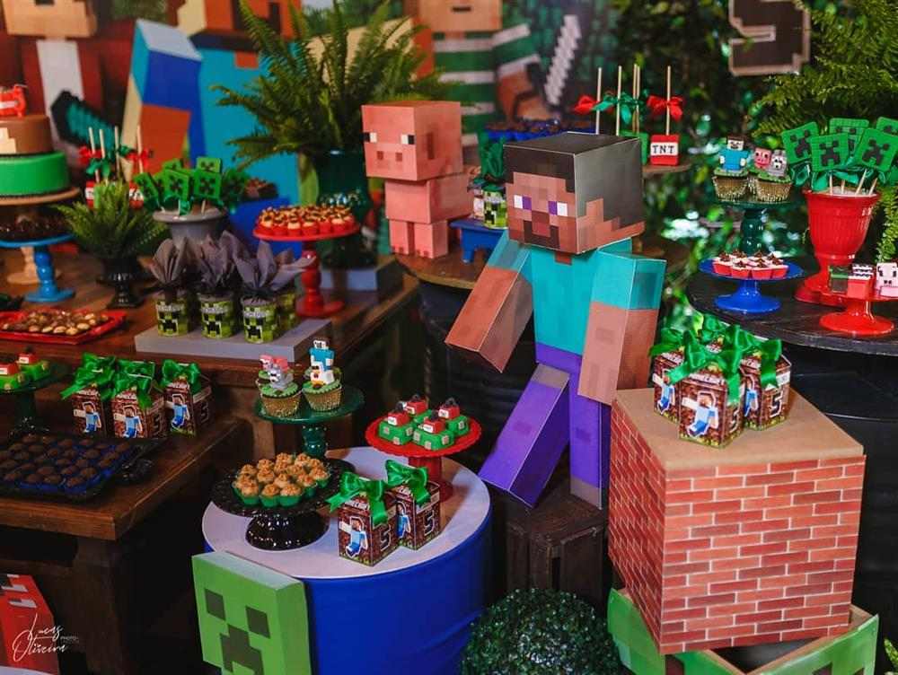 decoração minecraft