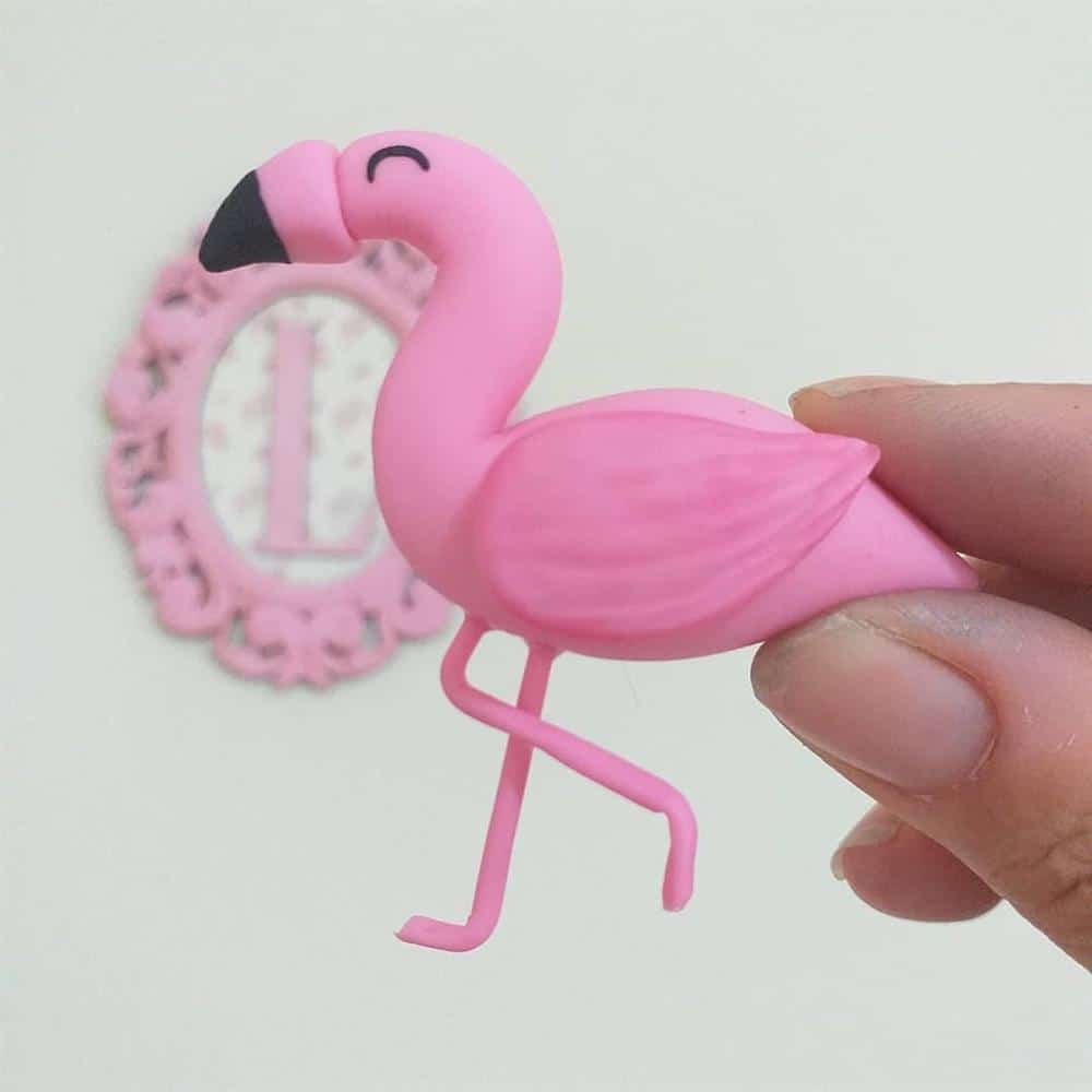 flamingo de biscuit