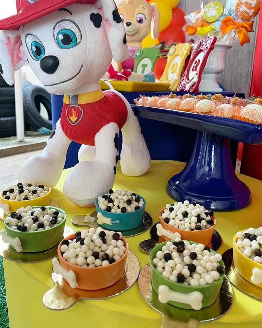 Tema de festa infantil patrulha canina