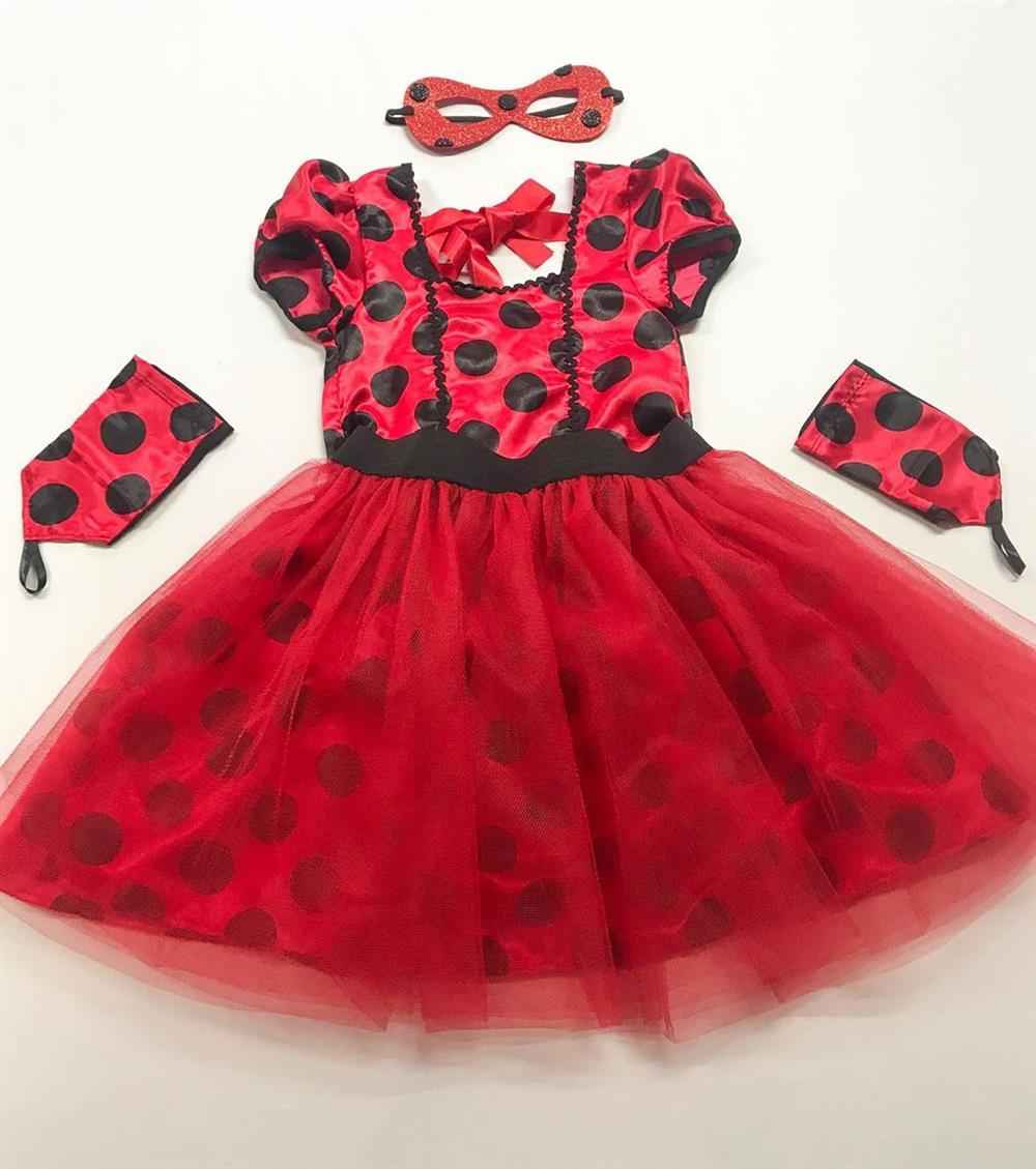saia de tule ladybug
