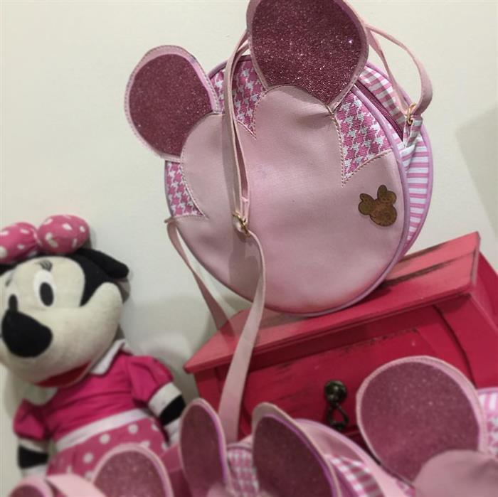 Mochilinhas da Minnie rosa