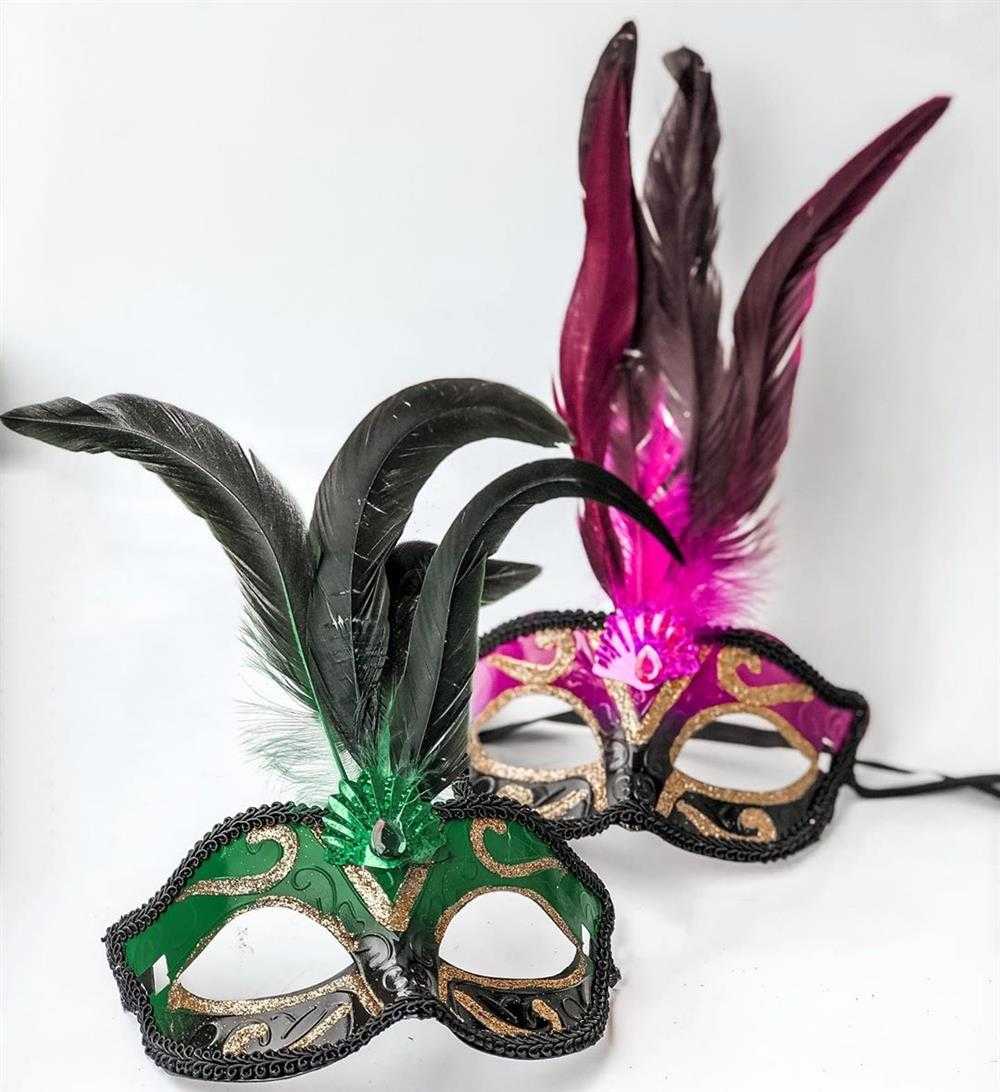 mascaras de carnaval decorada