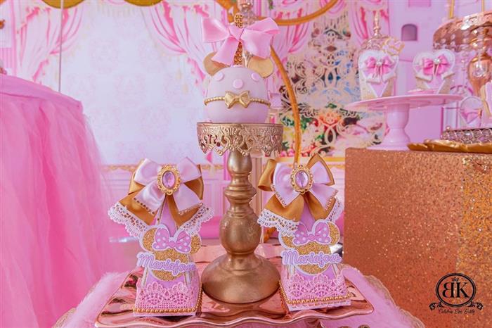 Festa da Minnie realeza decorada 