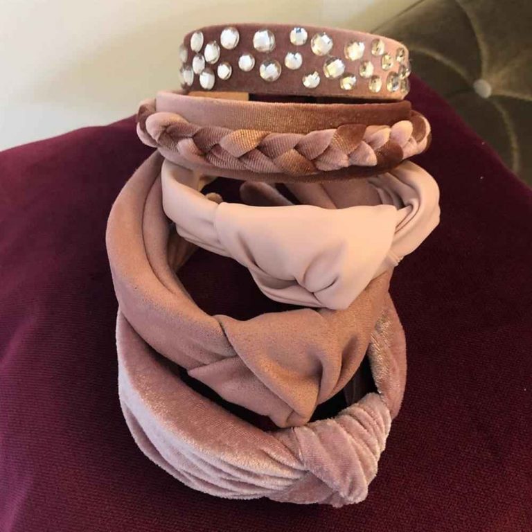 Tiara de pano para cabelo +30 modelos e Como fazer Artesanato Passo a Passo!