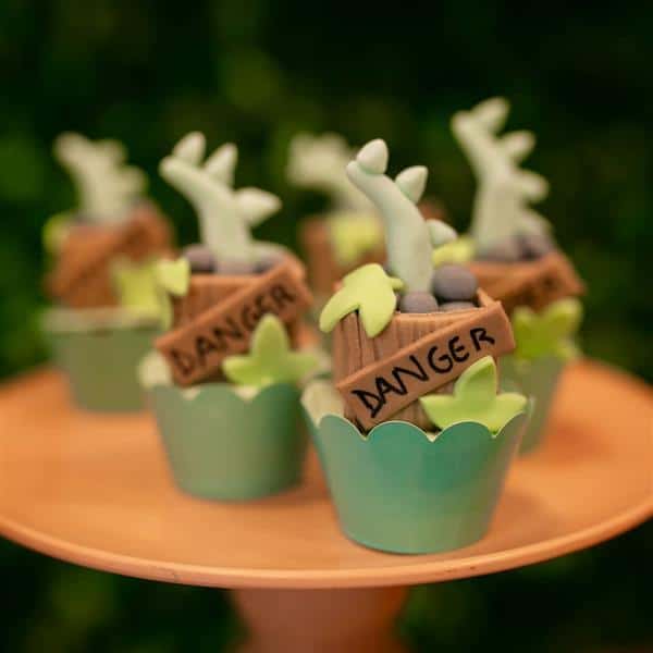 cupcake dinossauro