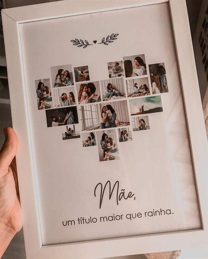 quadro personalizado para dia das mães