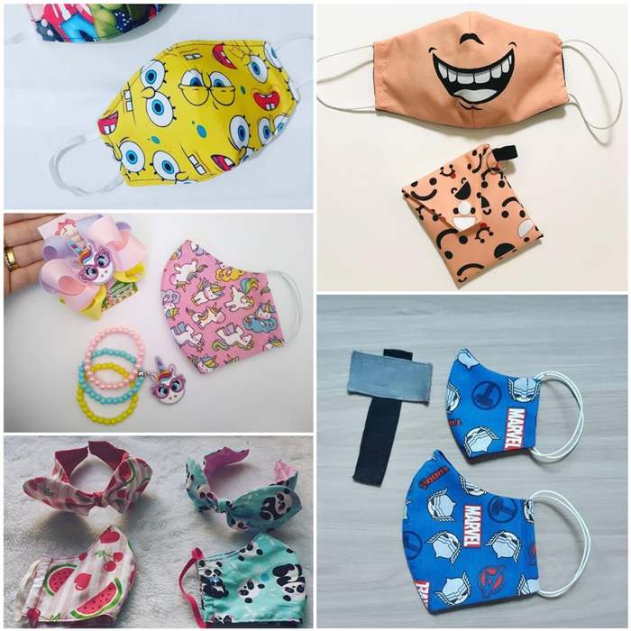 Molde de máscara infantil bico de pato: 3 modelos com medidas – Blog da Mi Molde de máscara infantil bico de pato: 3 modelos com medidas – Blog da Mi