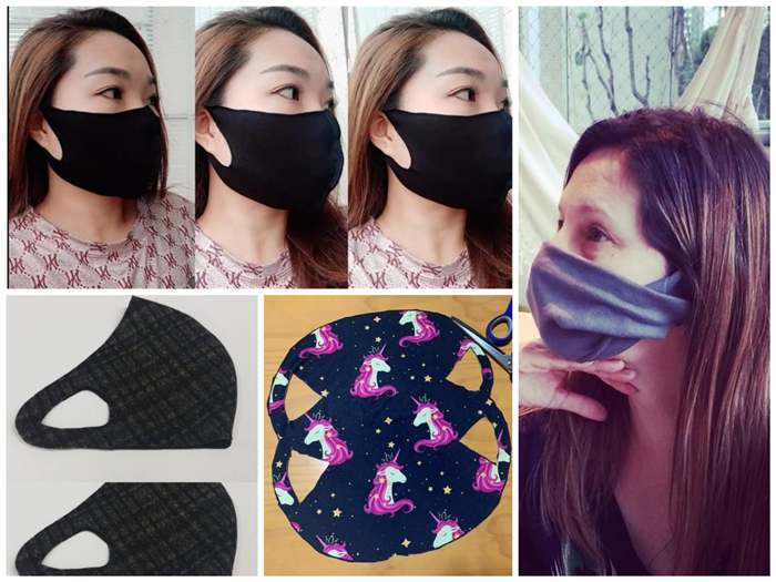 mascara protetora sem costura