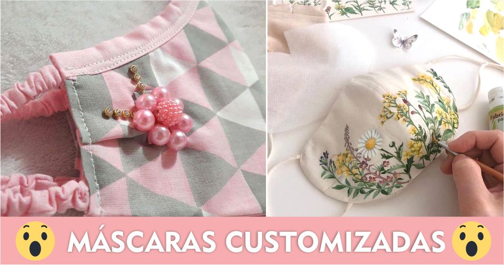 mascaras customizadas e personalizadas divertidas