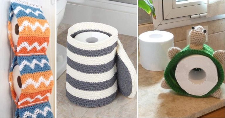 porta papel higiênico em croche