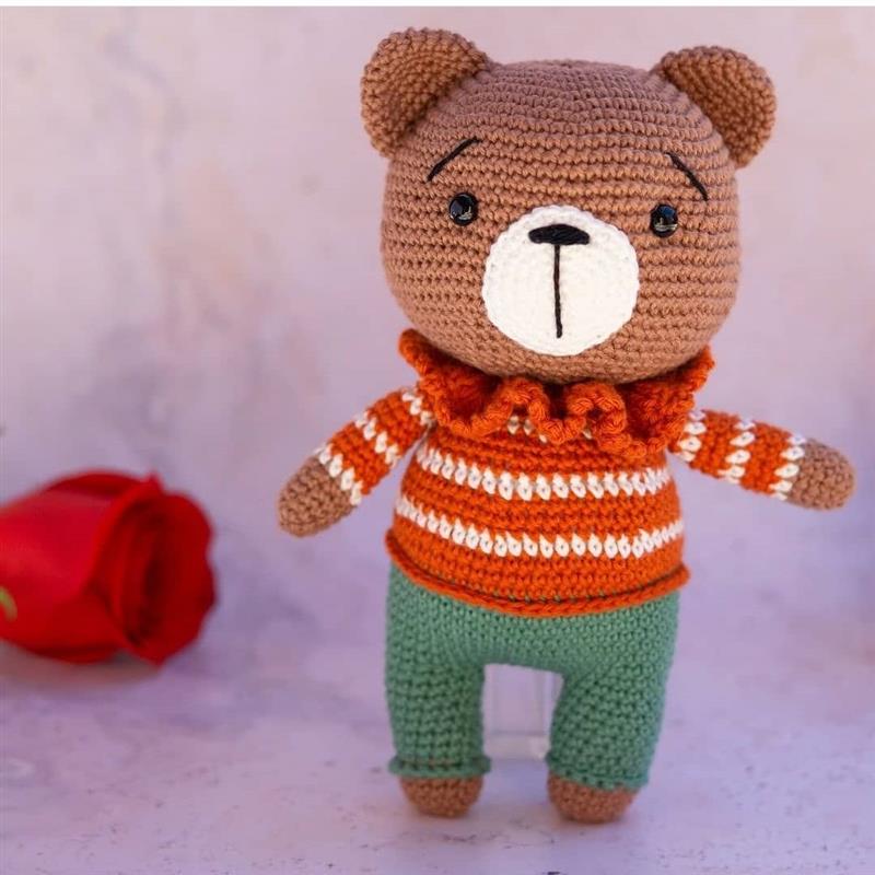 urso de pelucia de croche