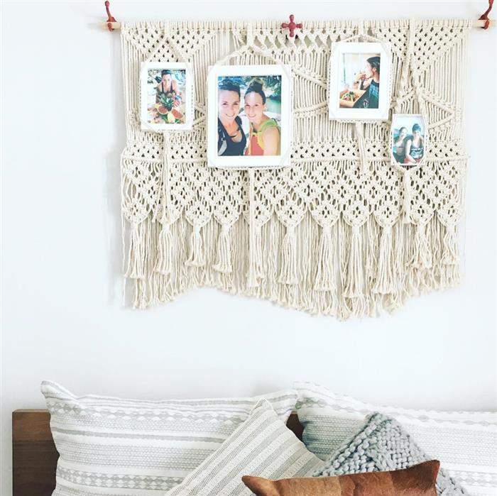 decoração com macrame