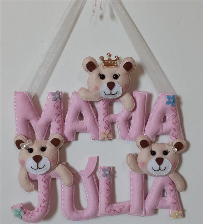 decoração ursinha princesa parta quarto de bebe