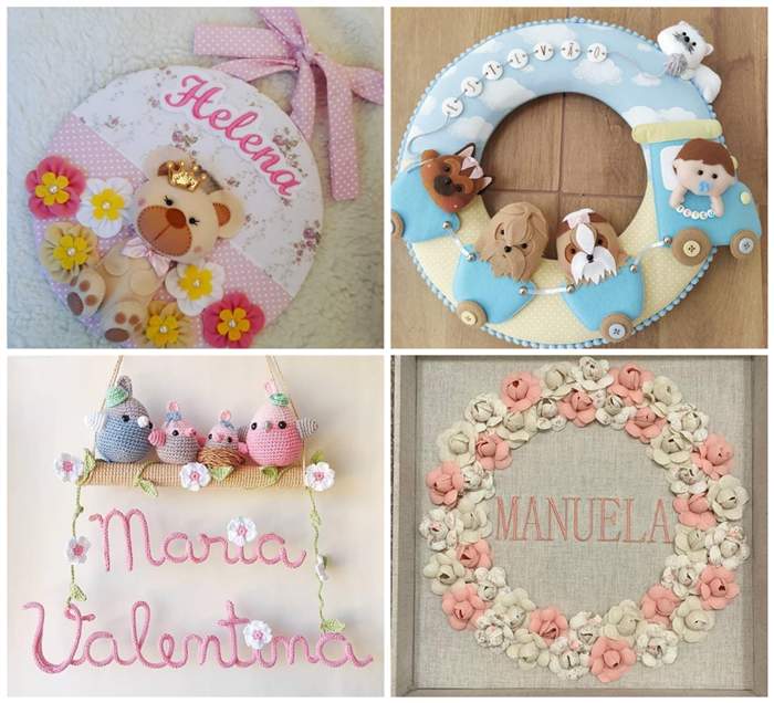 quadro porta maternidade