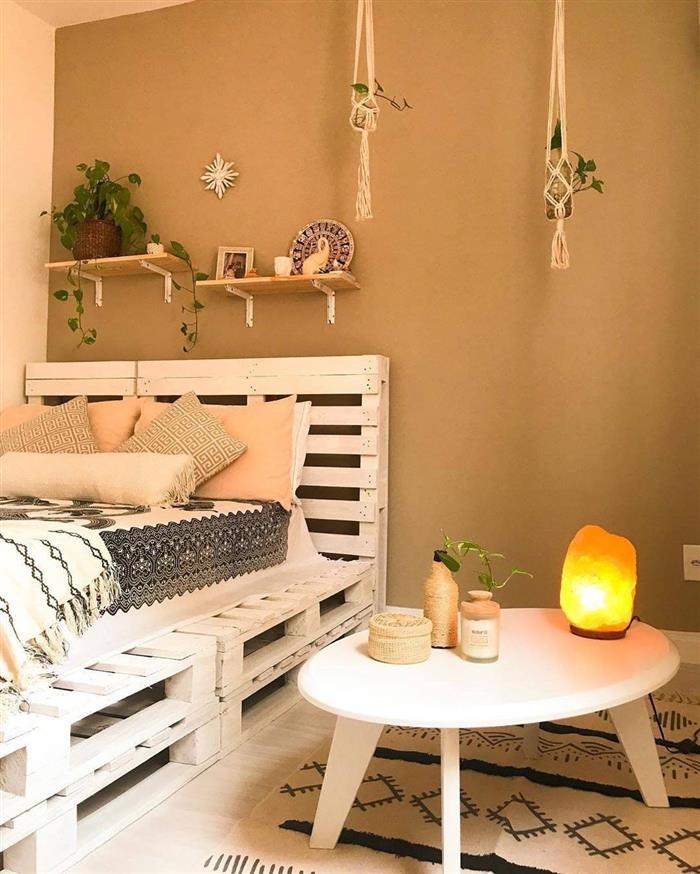 decoração com pallets com pintura