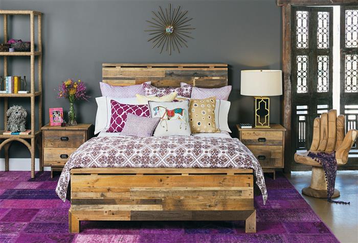 quarto de casal com pallet 