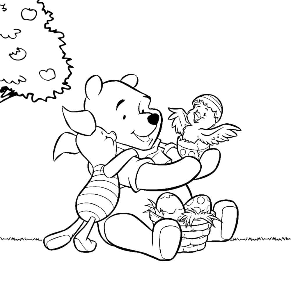 ursinho pooh para colorir