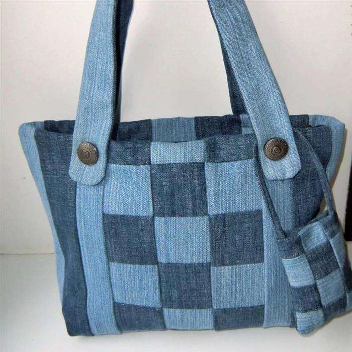 bolsa de jeans velho