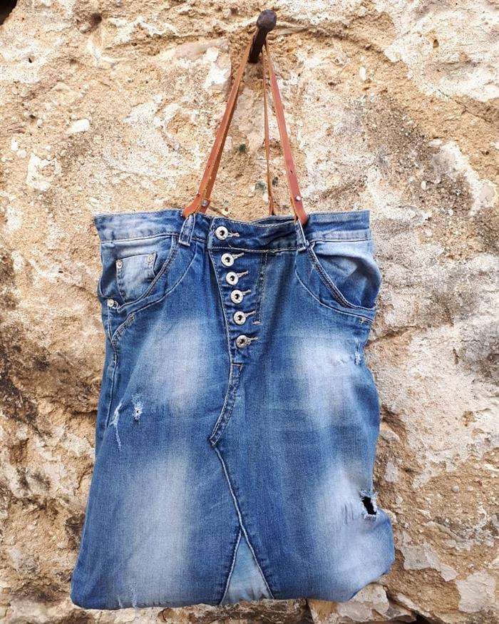 bolsa saco jeans