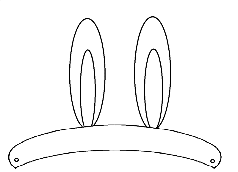 orelha de coelho para porta guardanapo