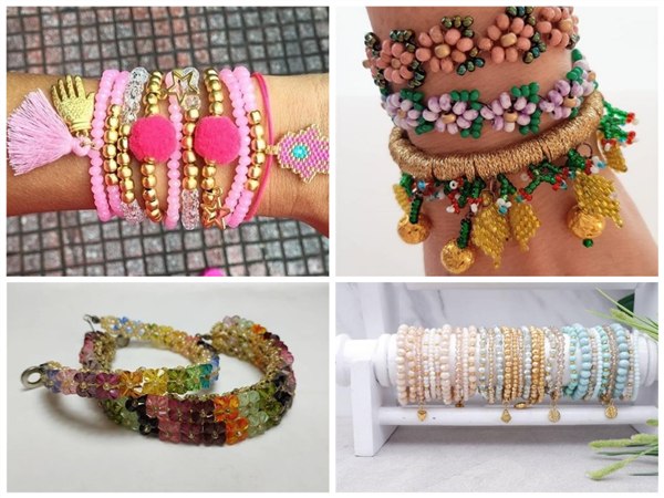 pulseira de miçangas