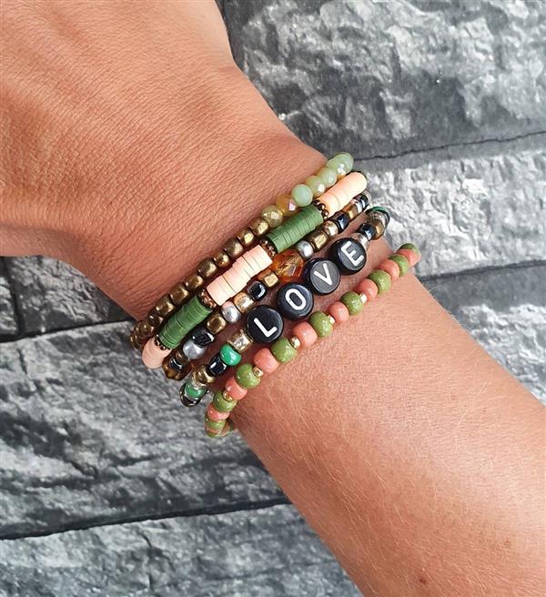 pulseiras verde