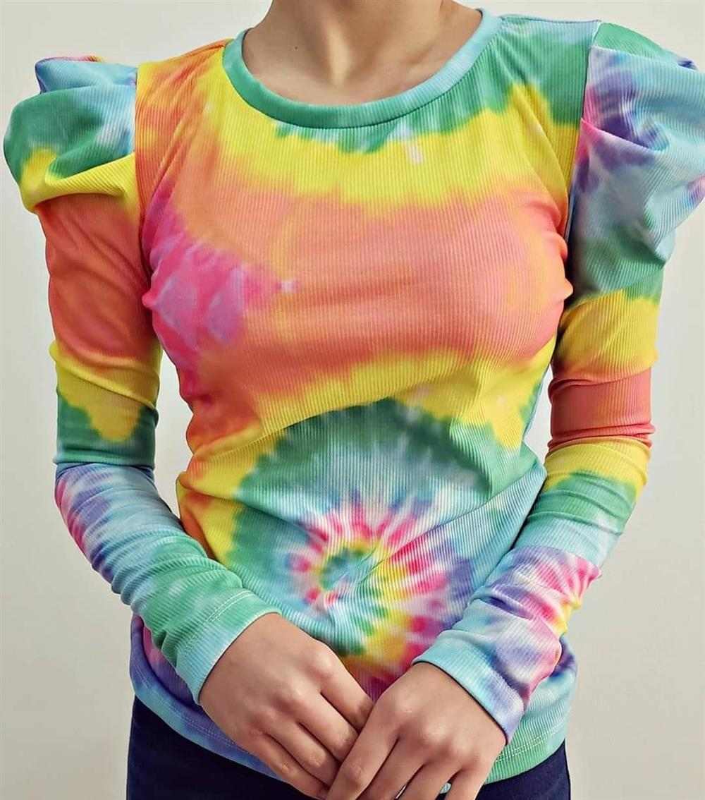 blusa feminina tie dye