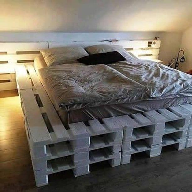 cama alta de pallet