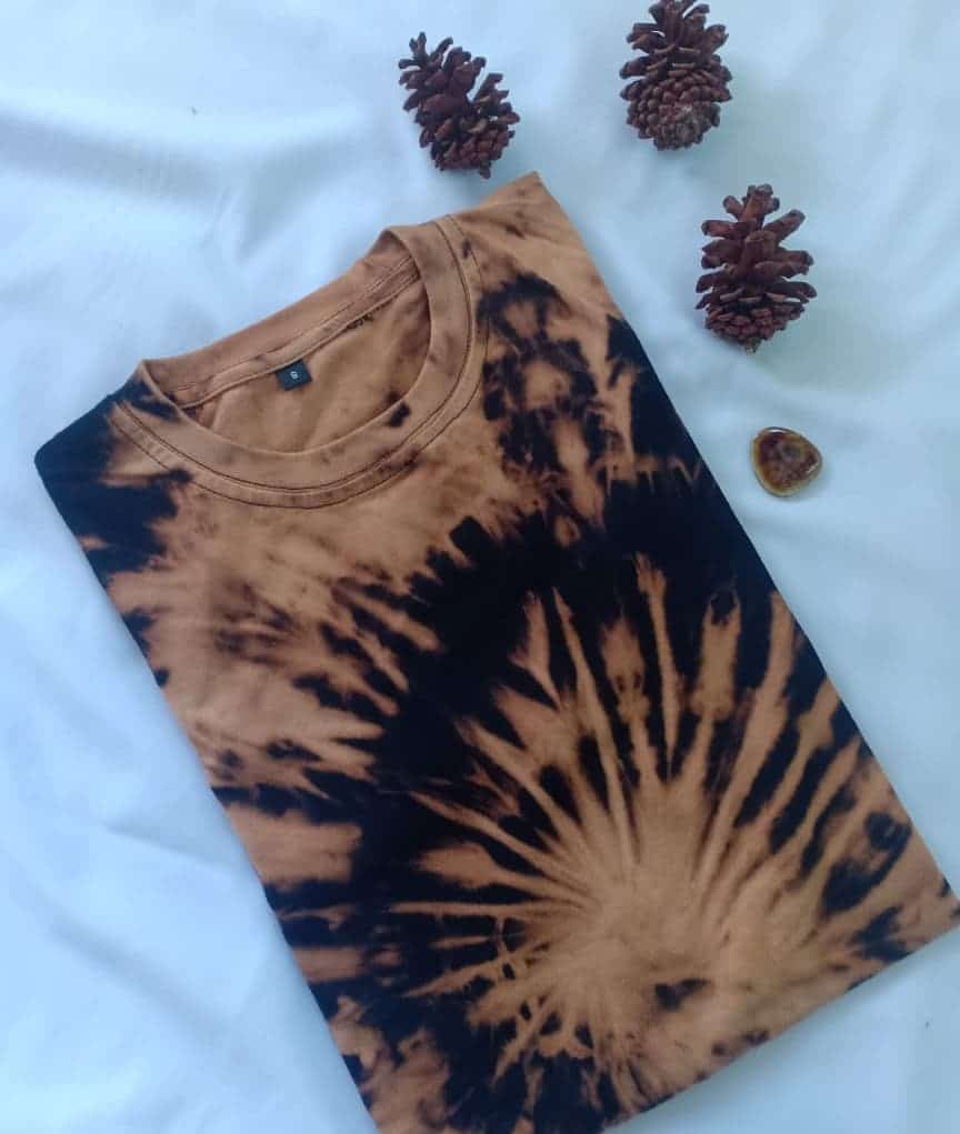 tie dye com cloro