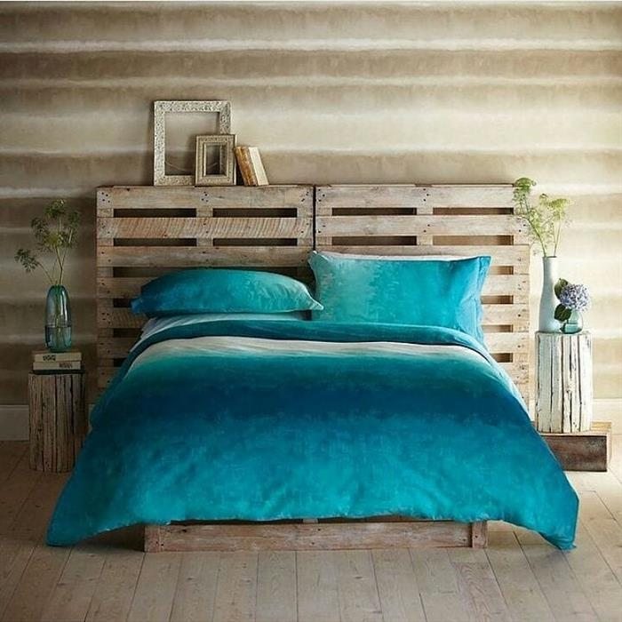 cama com pallet cru