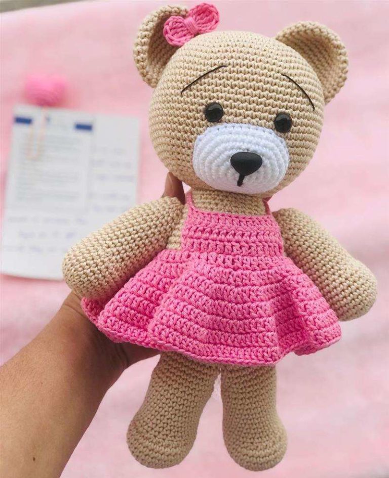 Urso amigurumi: como fazer passo a passo +70 modelos fofinhos ...