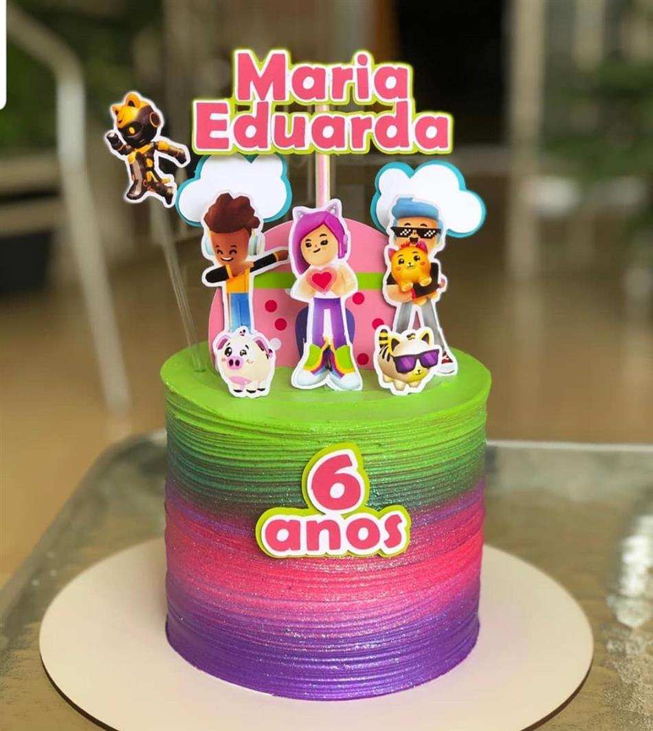 bolo pequeno para aniversário de menina