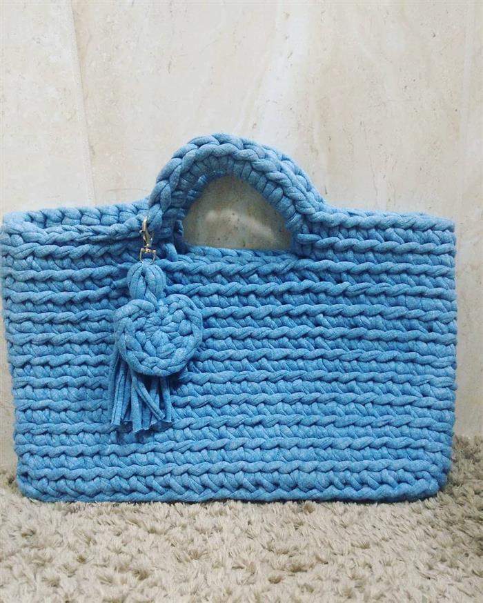 Bolsa azul