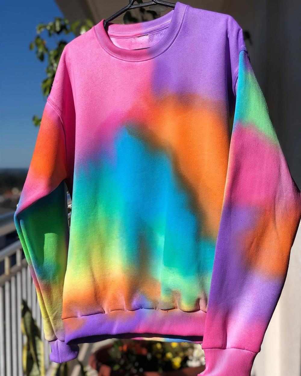 moletom tie dye como fazer