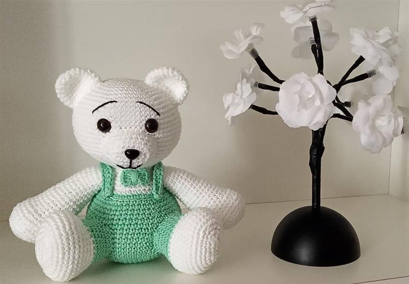 roupa para urso amigurumi