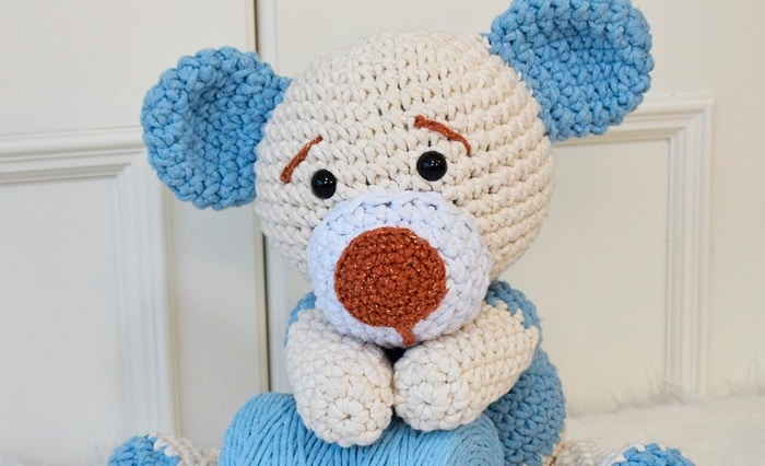 urso amigurumi grande