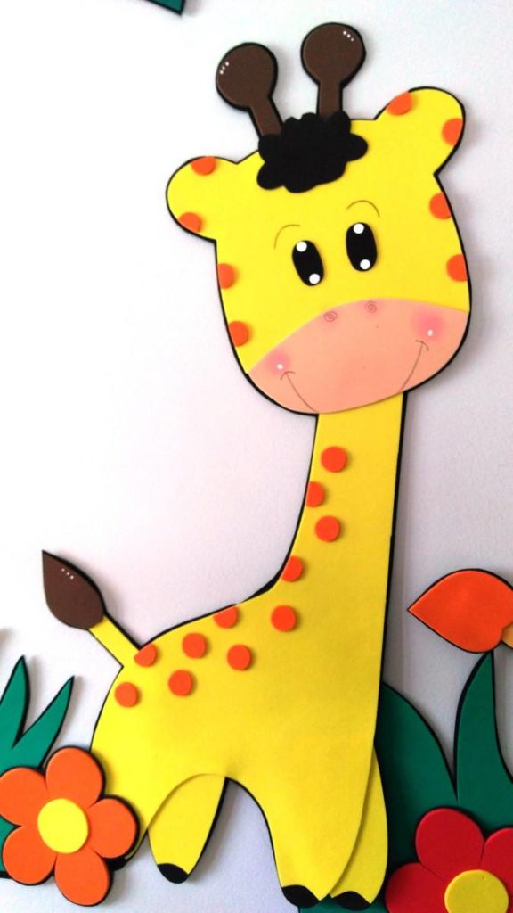 Desenho de girafa: 35 imagens para colorir e já coloridas para imprimir ...