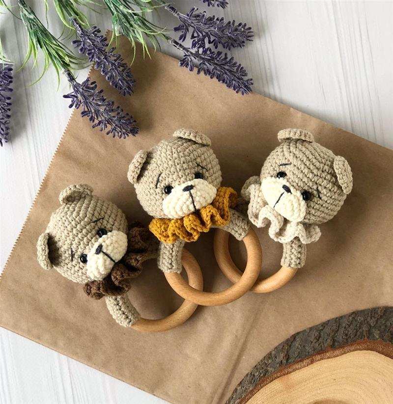 chocalho amigurumi