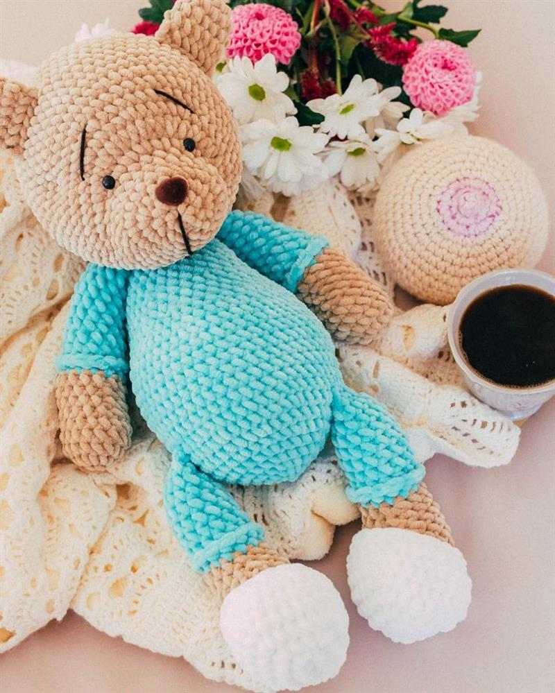 urso em amigurumi