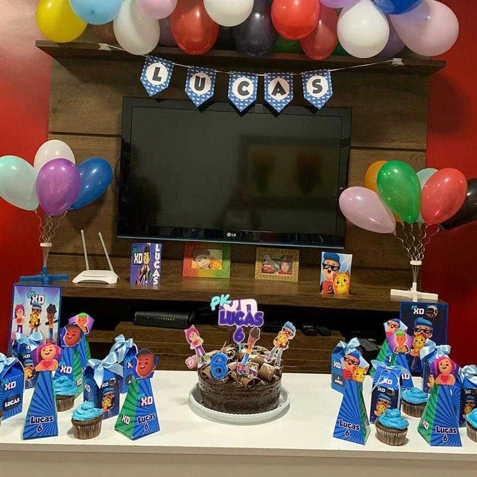 Decoração de aniversário barata e criativa