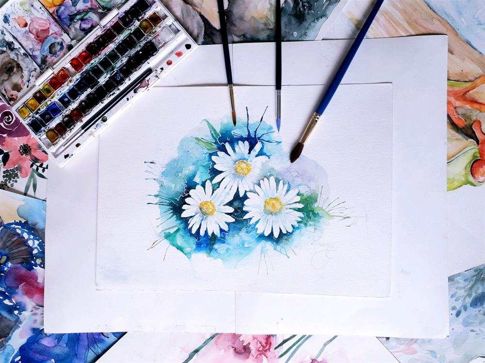 pintura aquarela 