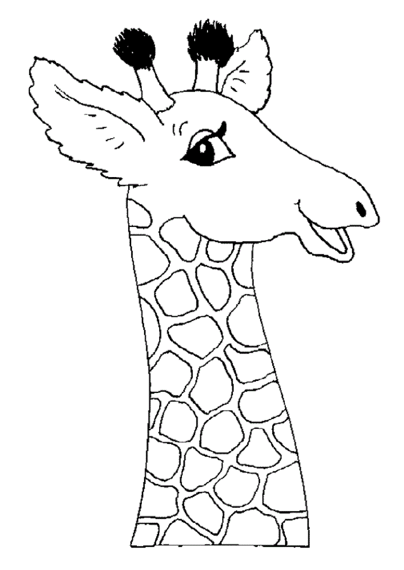 desenho de girafa infantil