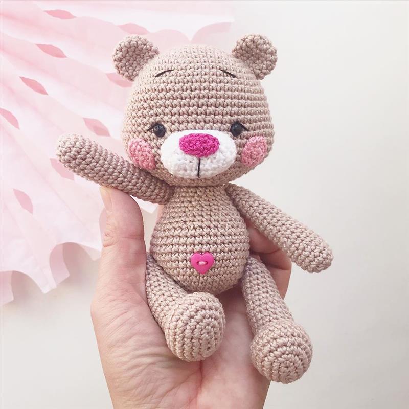 amigurumi rosa