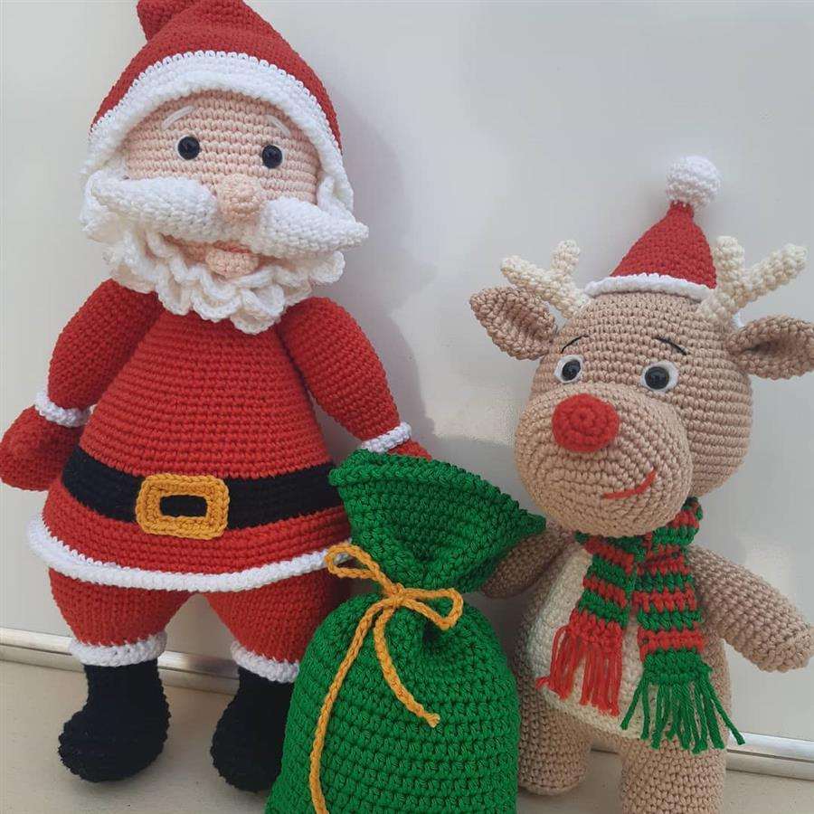 Papai Noel amigurumi