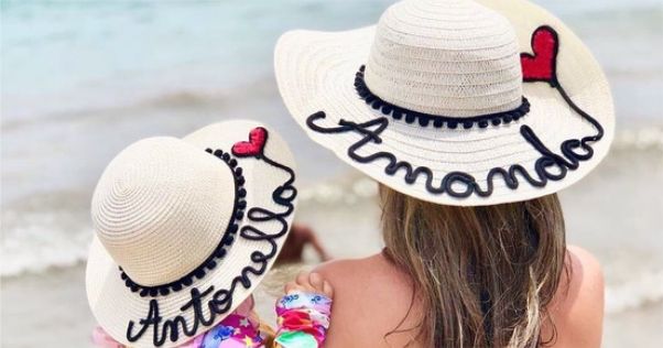 chapeus personalizados com nome