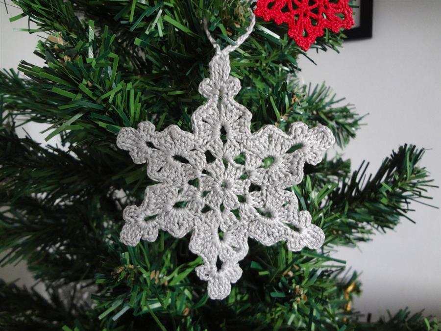 Estrela de Natal de crochê