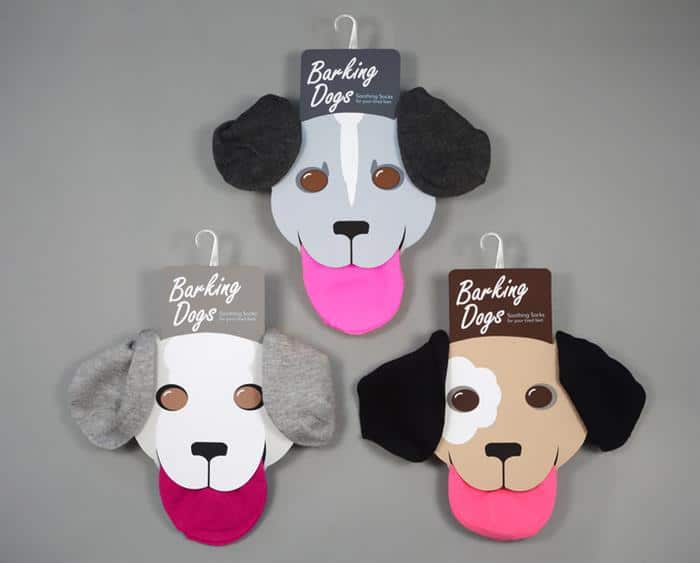 embalagem personalizada para meia de cachorro