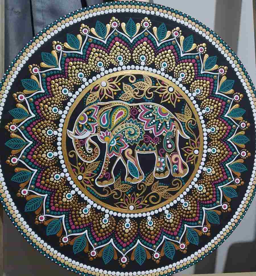 mandala com elefante