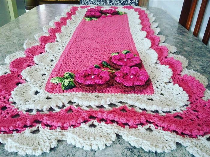 com renda de croche